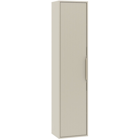 Badplaats Badkamerkast rimini 38 x 33 x 170 cm beige hangende kolomkast met