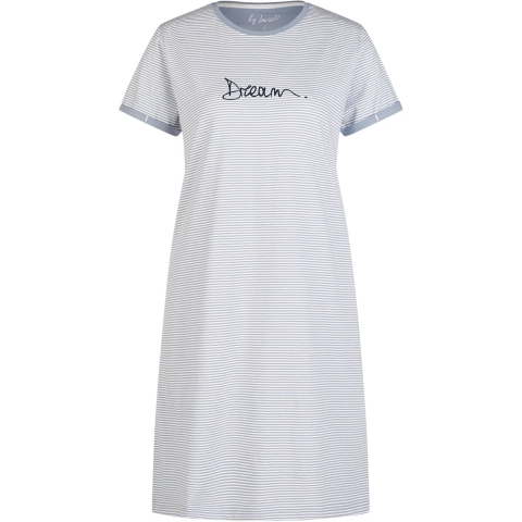 By Louise Essential dames nachthemd korte mouw gestreept