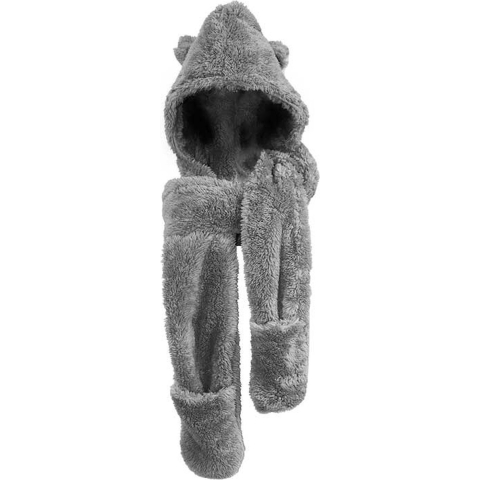 Unique Living sjaal fey dark grey -20x235cm