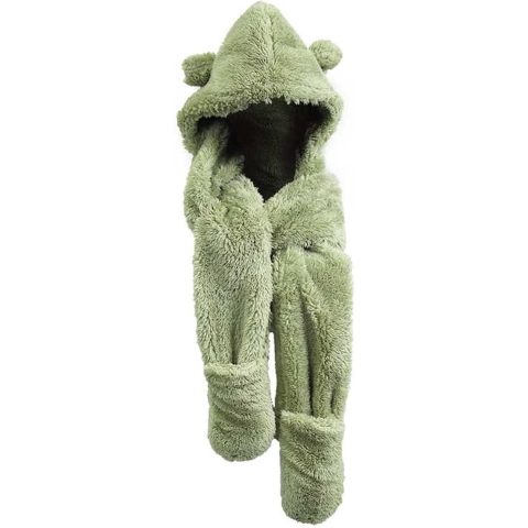 Unique Living sjaal fey tea green -20x235cm