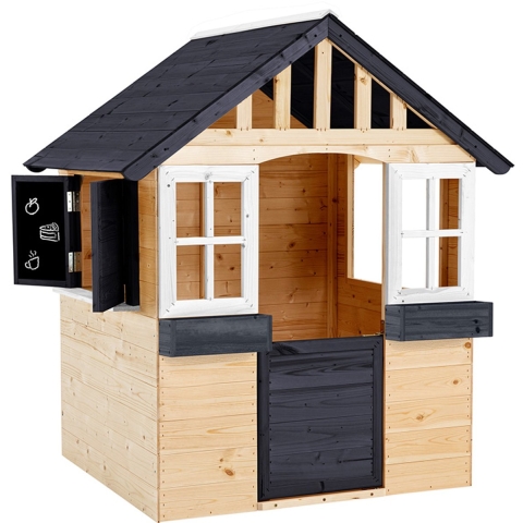 Zwerkules Lolli kinderspeelhuisje voor in de tuin van hout 98x121x140 cm