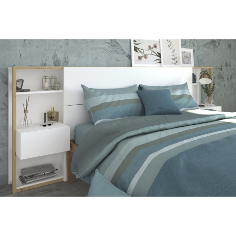 CaliCosy Hoofdeinde met nissen en nachtkastjes voor bed van 140 en 160 stamp