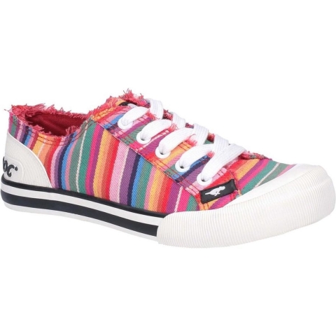 Rocket Dog Jazzin Eden rode sneakers met strepen voor dames