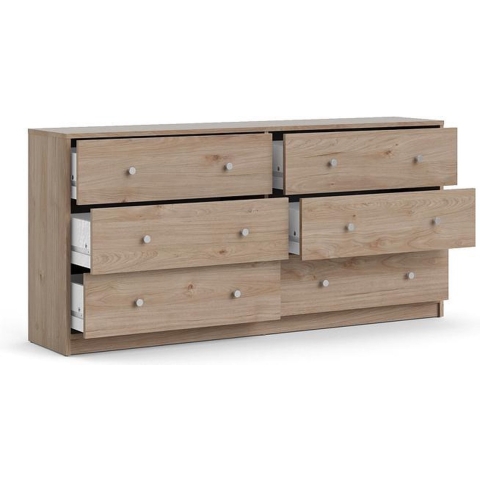 CaliCosy Dubbele ladekast met 6 lades b143,1 cm lise