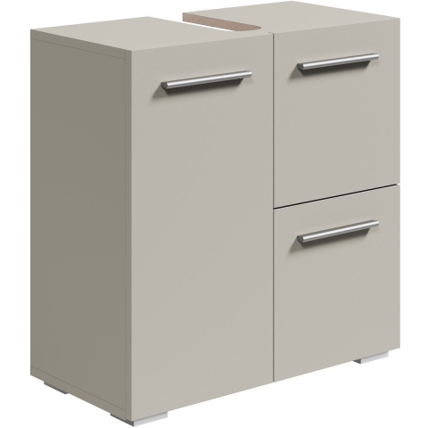Badplaats Wastafel onderkast mars 60 x 30 x 60 cm beige badkamerkast –