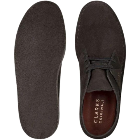 Clarks Original desert boot suede black casual veterschoenen heren