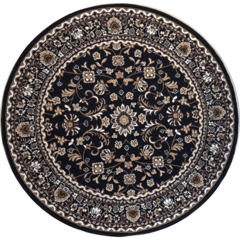 Muratap Nain klassiek rond laagpolig oosters vloerkleed vintage tapijt -