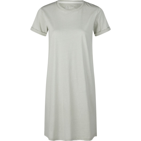 By Louise Dames nachthemd korte mouw gestipt