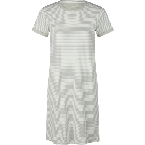 By Louise Dames nachthemd korte mouw gestreept