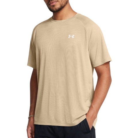 Under Armour ua tech textured ss-brn sport t-shirt korte mouw heren -