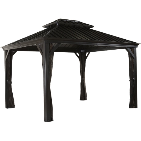 Sojag Paviljoen pergola messina 298x363 cm antraciet