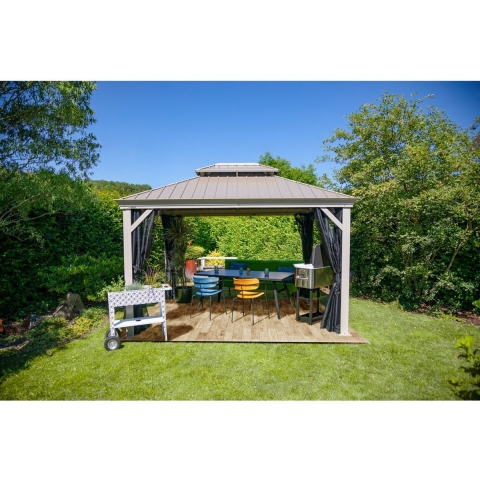 Sojag Paviljoen pergola messina 298x363 cm champagnekleurig