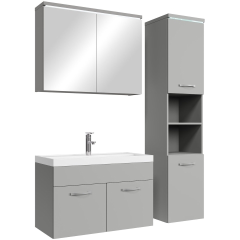 Badplaats Badkamermeubel set paso 80 x 40 cm mat badmeubel met