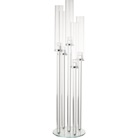 J-Line kaarshouder 5 dun glas 25x25x100cm