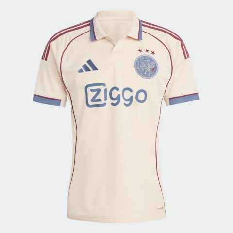 Adidas ajax 3 jsy wedstrijdshirt korte mouw replica voetbal heren -