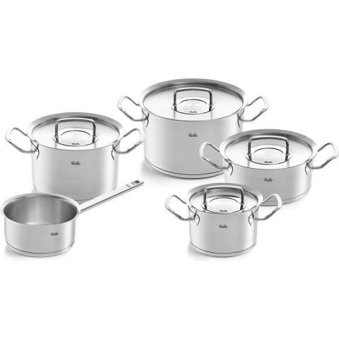 Fissler Original profi collection 5 delig steelpan rvs deksels