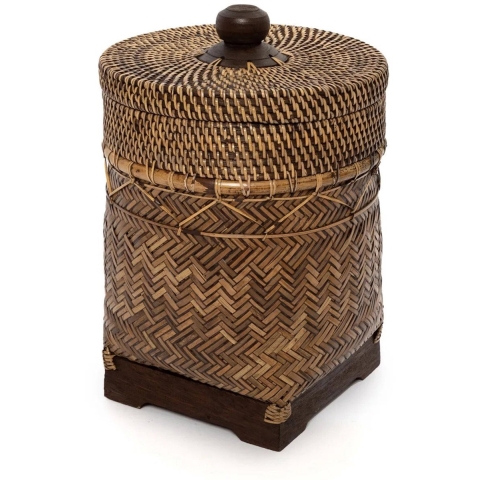 Bazar Bizar The bathroom bin basket natural brown