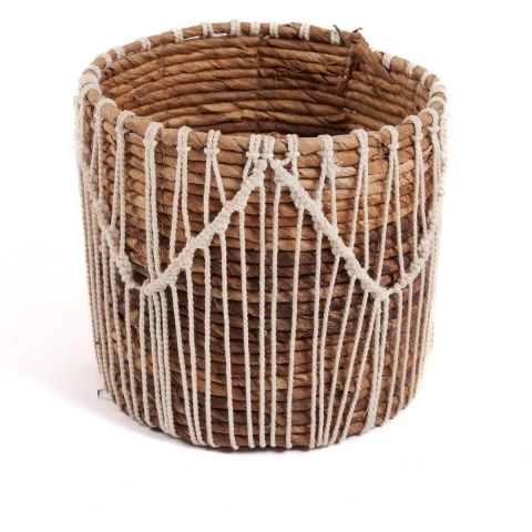 Bazar Bizar The macra-mazing basket natural white l