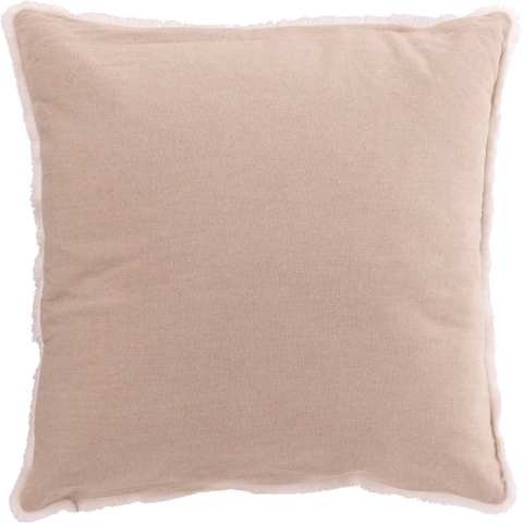 J-Line Cushion christmas trees tassels cotton greige/white