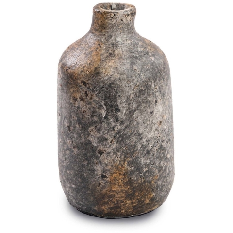 Bazar Bizar De classy vaas antiek grijs l