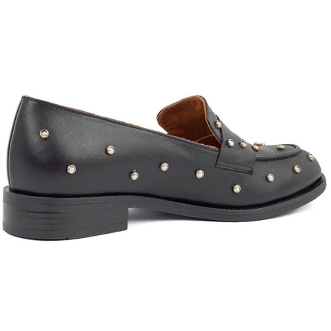 Babouche W-kassy-1 black loafers dames