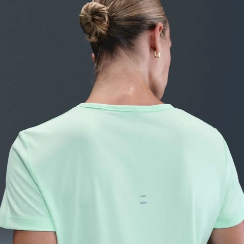 Nike tempo swoosh women's dri-fit ss t-shirt hardloop t-shirt korte mouw zomer dames -