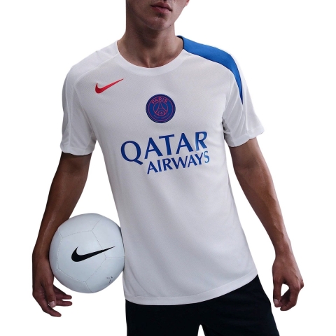 Nike psg m nk df strk ss top k 3r trainingshirt replica voetbal -
