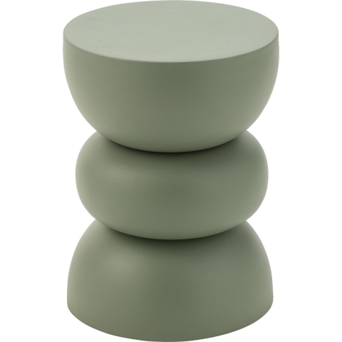 J-Line Side table lise iron green