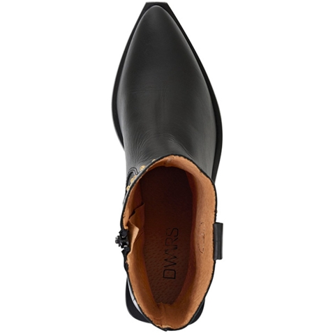 DWRS Label Enkellaarsje met gouden studs