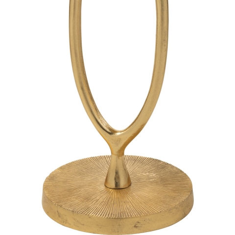 J-Line Table d'appoint tiana aluminium or