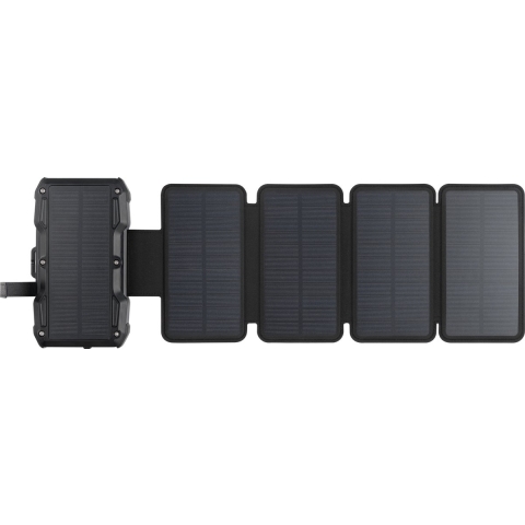 Sandberg Solar 5-Panel Powerbank 27000 mAh - Zonnepaneel - Water- en schokbestendig - Zwart