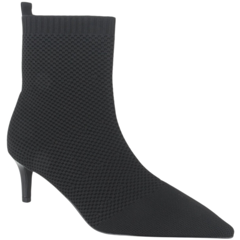 La Strada 2111724-4501 black knitted dames enkellaarzen gekleed