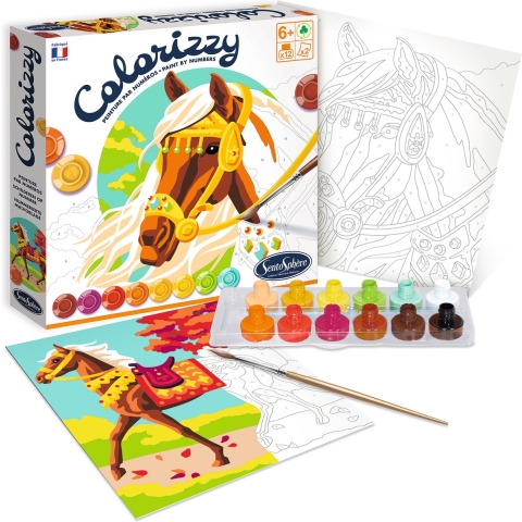 Colorizzy: Paarden (Schilderen op nummer)