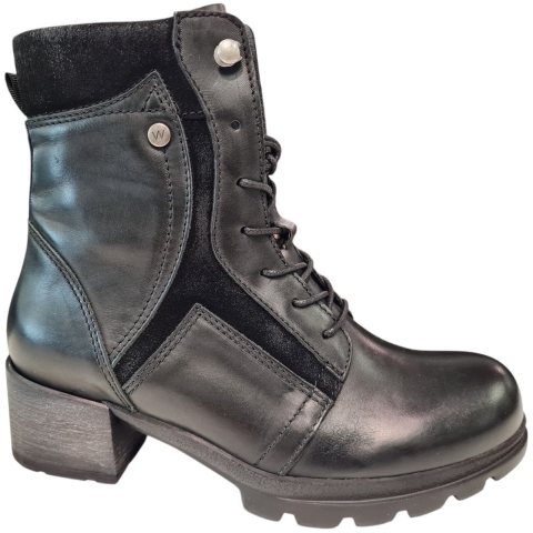 Wolky 0610030-000 dames veterboots gekleed