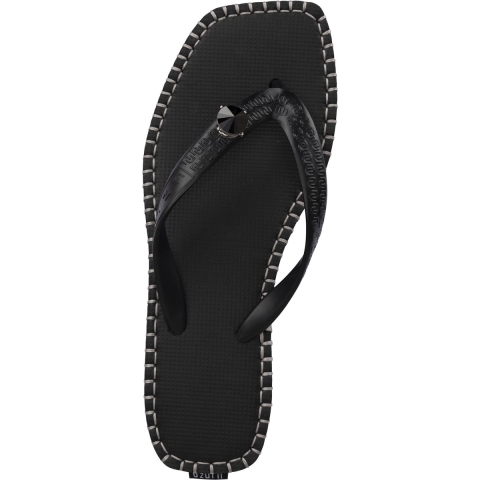 Uzurii Stitched by s mid heel zwart