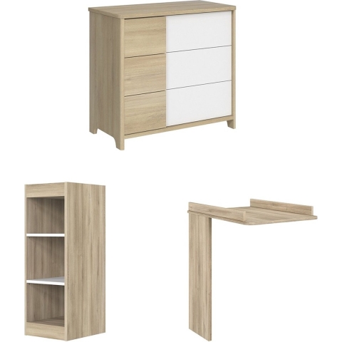 CaliCosy Sacha kleine eiken boekenkast commode franse productie