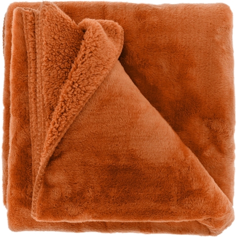 Unique Living plaid torvah 150x200cm orange flame