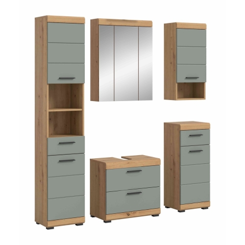 Furnilux Scout badkamercombinatie salie mdf tz artisan nb