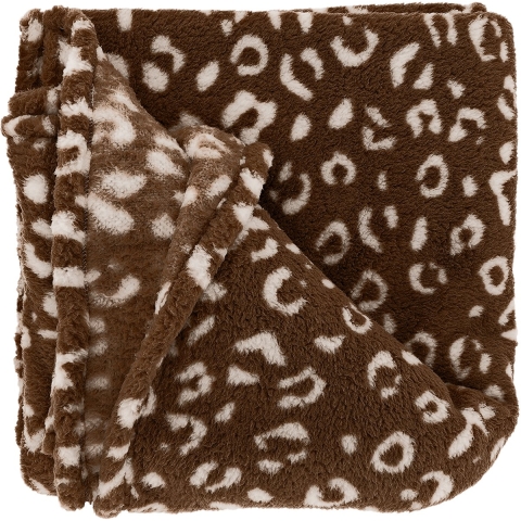 Unique Living plaid zion 150x200cm rocky brown