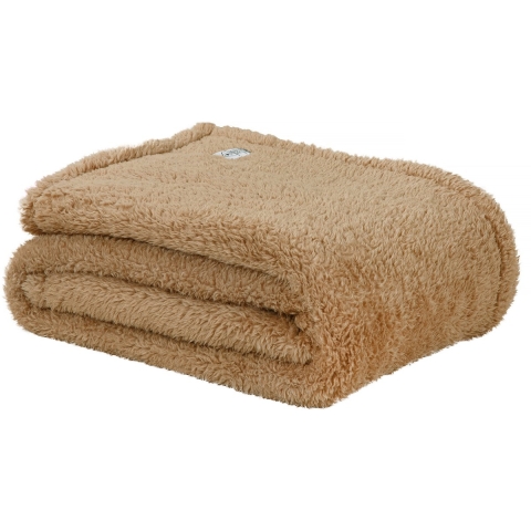 DoubleDry Teddy fleece deken ultrazacht 130x170 cm -