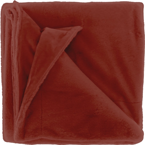 Unique Living plaid klaas 150x200cm marsala