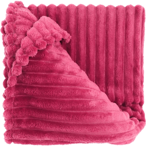 Unique Living plaid lex 150x200cm fuchsia