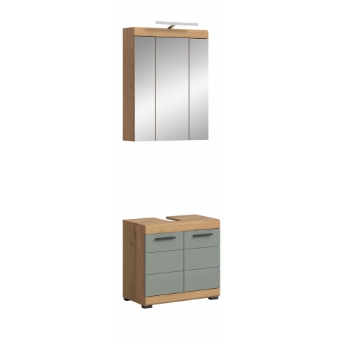 Furnilux Scout badkamercombinatie salie mdf tz artisan nb