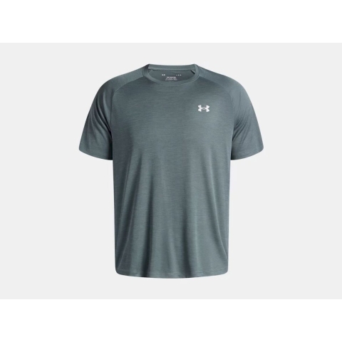 Under Armour ua tech textured ss-blu training t-shirt korte mouw heren -
