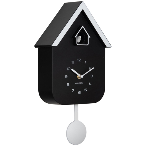 Karlsson wandklok dupla color cuckoo & wit