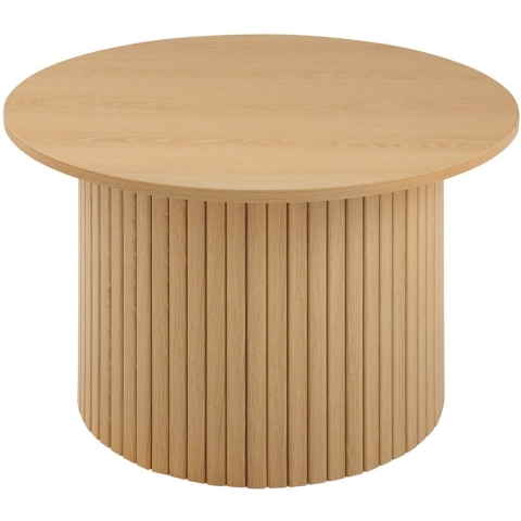 CaliCosy Kopie van set van 2 ronde salontafels in travertijnlook maia