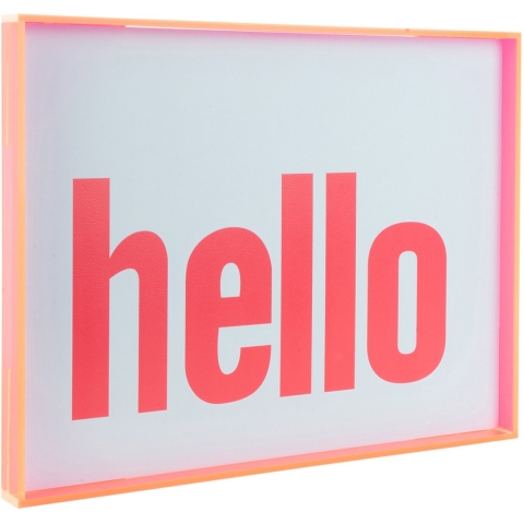 Present Time wall art hello large -