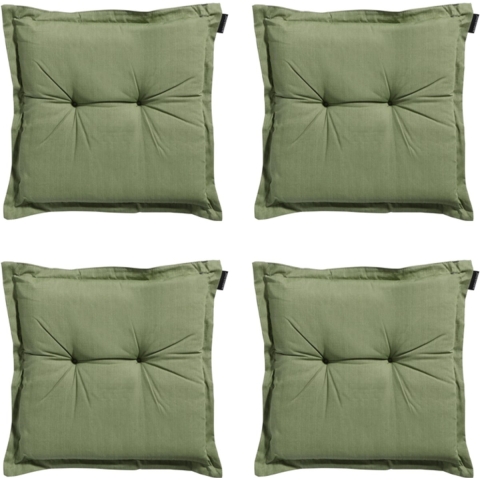 Madison zitkussen basic green ca. set van 4