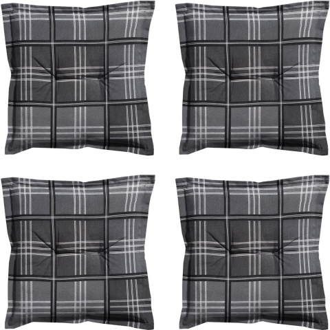 Madison zitkussen patchy grey ca. set van 4