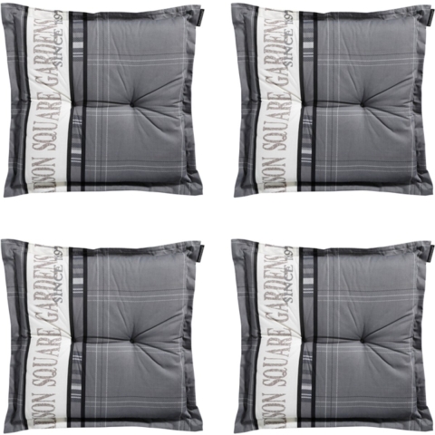 Madison zitkussen garden grey ca. set van 4